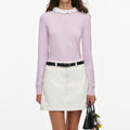 Pink Flower Light Knit Jumper