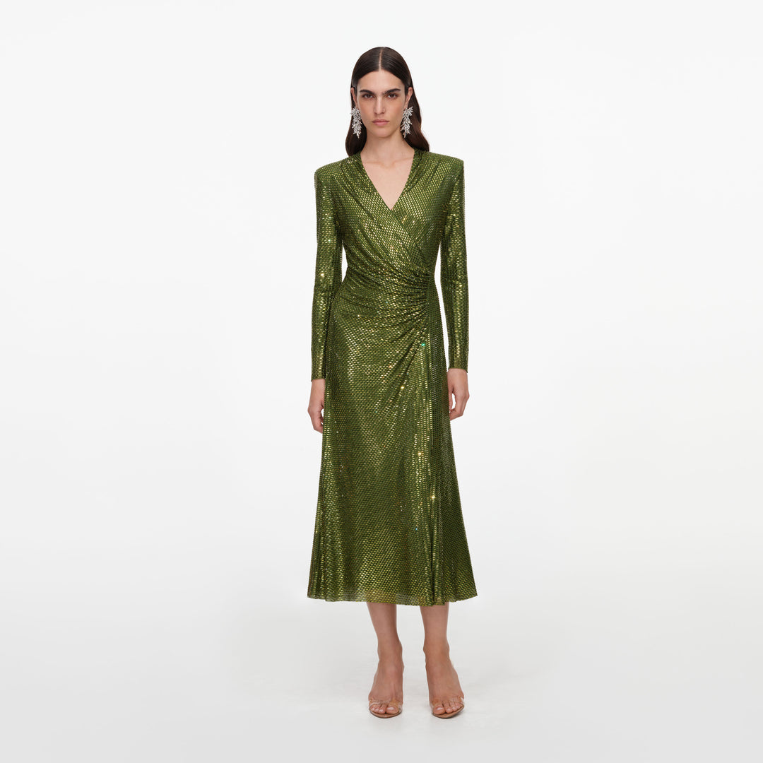 Rhinestone Dresses – self-portrait