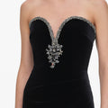 Black Velvet Maxi Dress