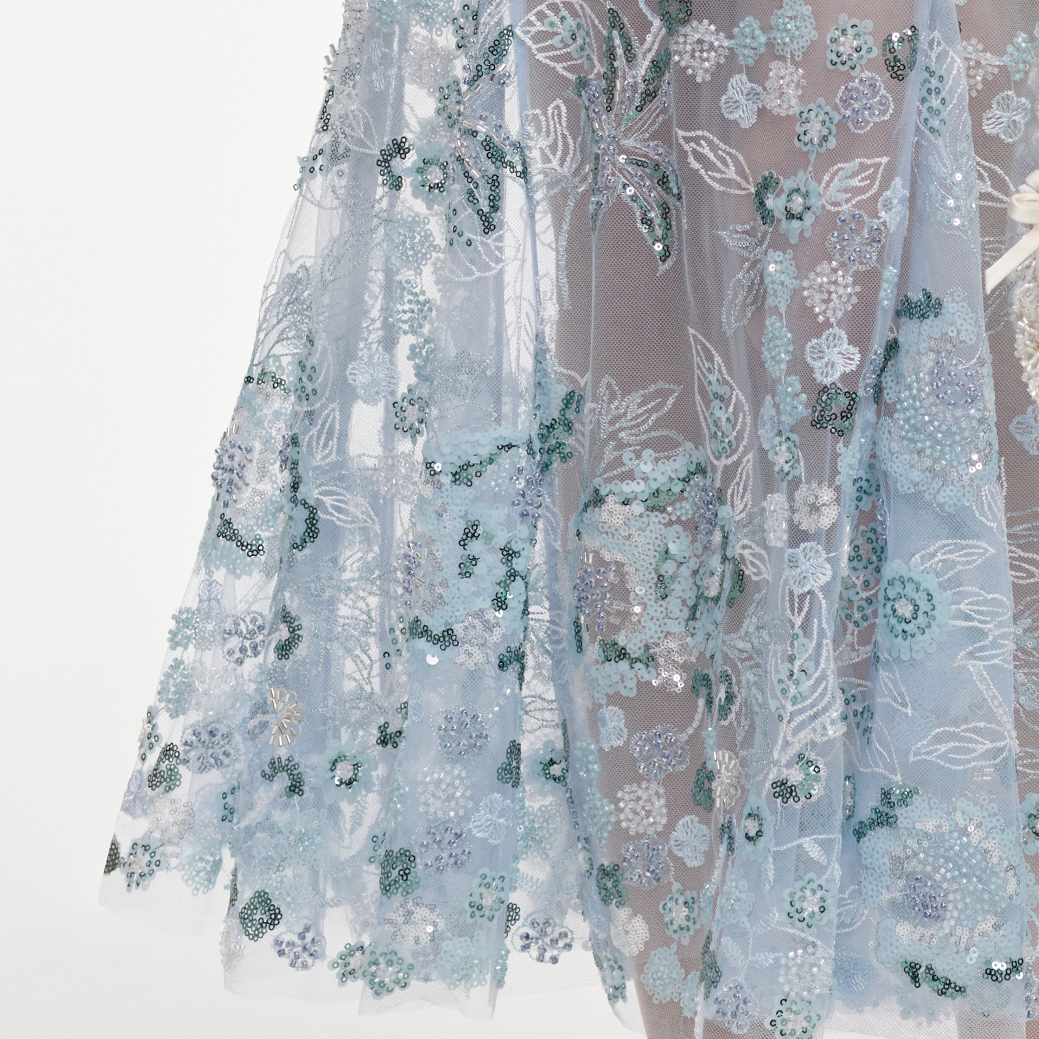 self portrait blue floral sequin midi dress Navy Floral Sequin Maxi Dress self-portrait-US