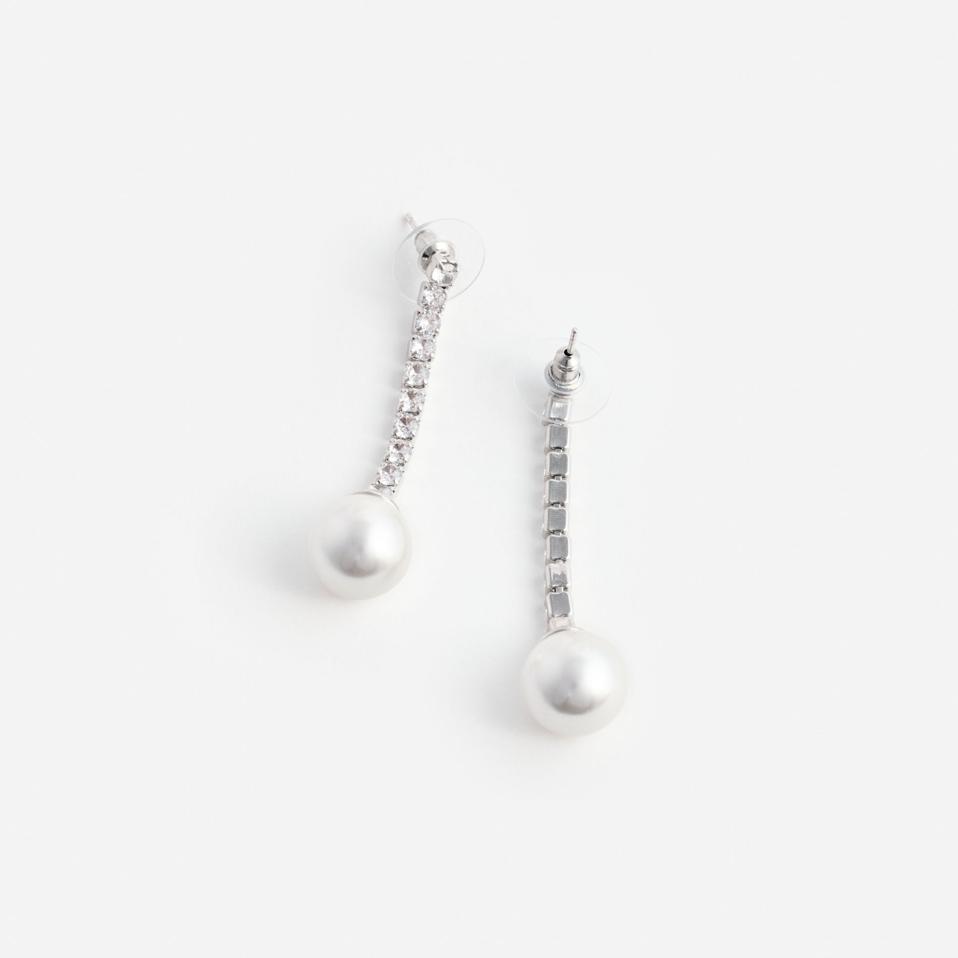 Crystal Pearl Droplet Earring