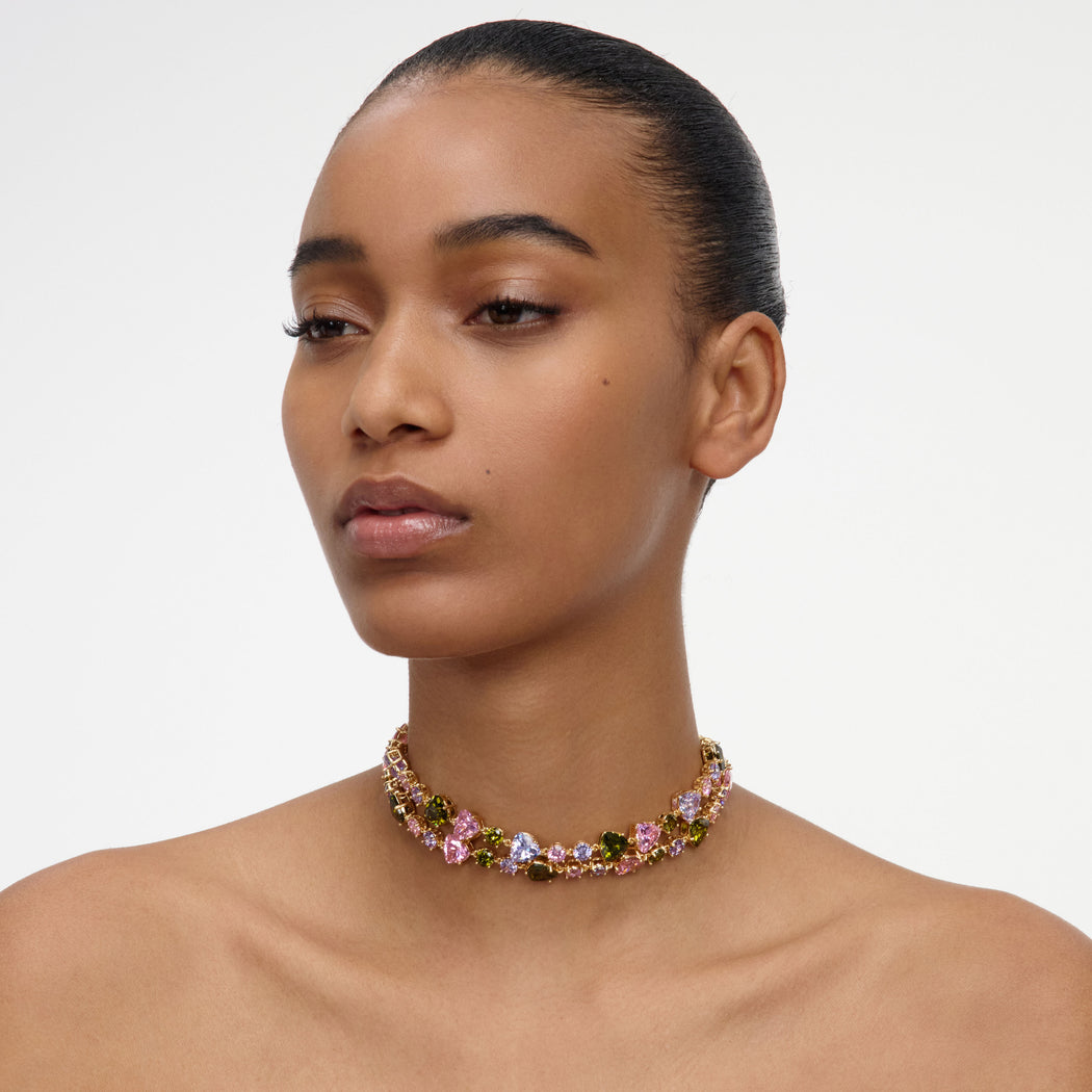 Multi Crystal Necklace