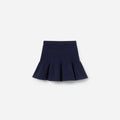 Navy Wool Knit Skirt