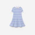 Blue Check Knit Dress
