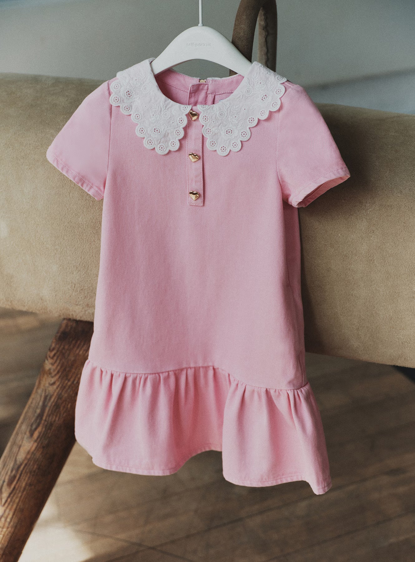 Pink Denim Dress