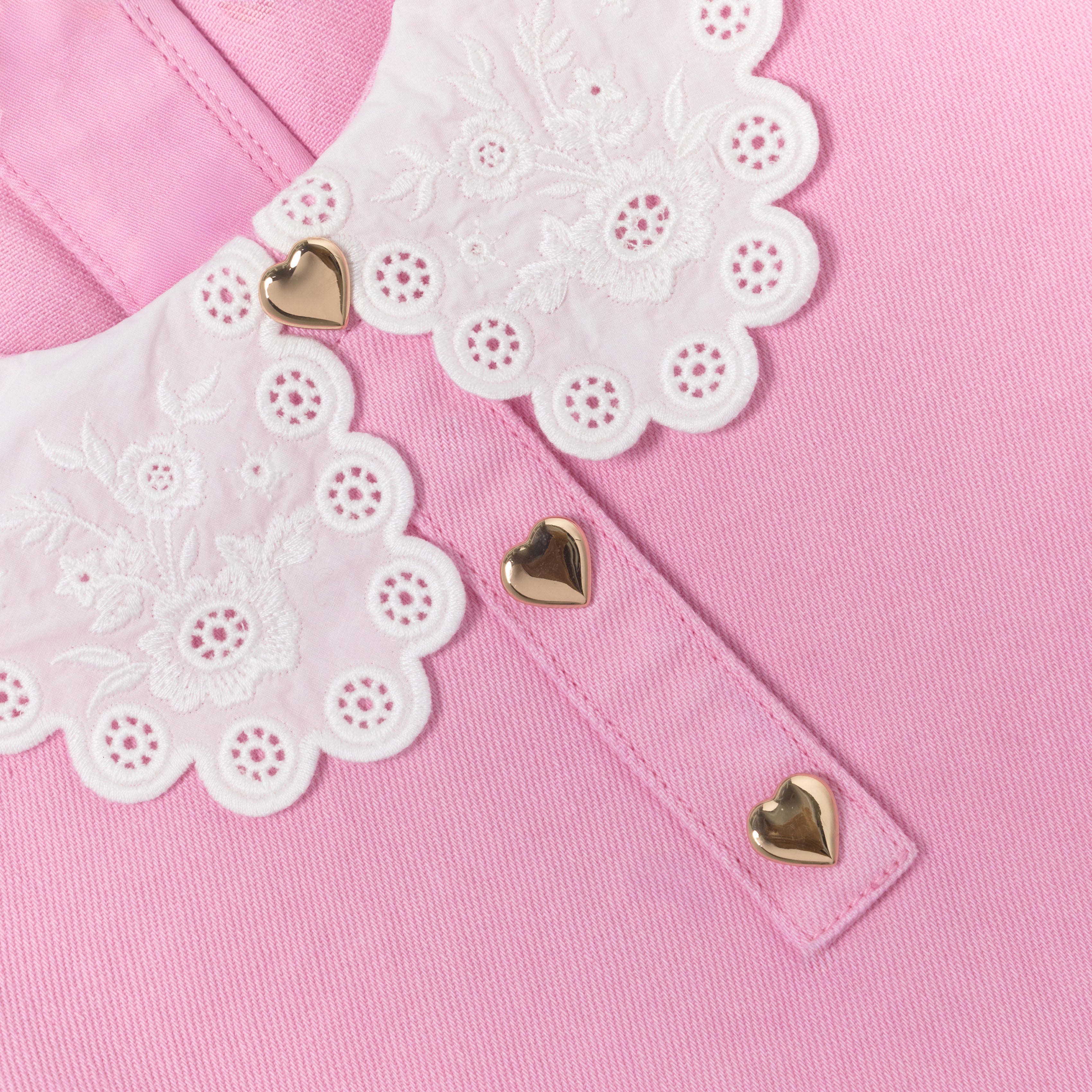 Pink Denim Dress