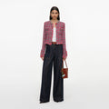 Indigo Denim Straight Leg Jeans