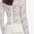 White Floral Lace Bodysuit