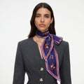 Floral Printed Twill Scarf