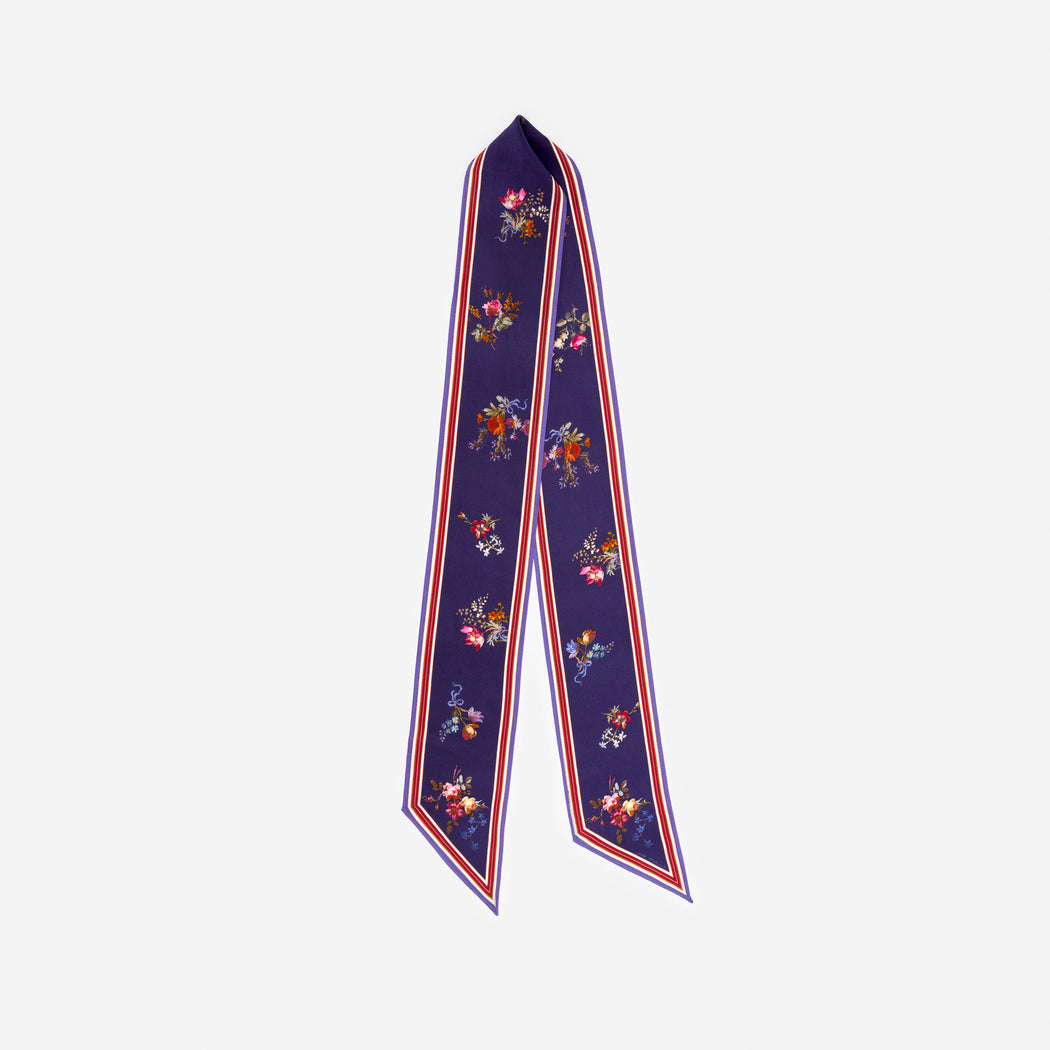 Floral Printed Twill Scarf