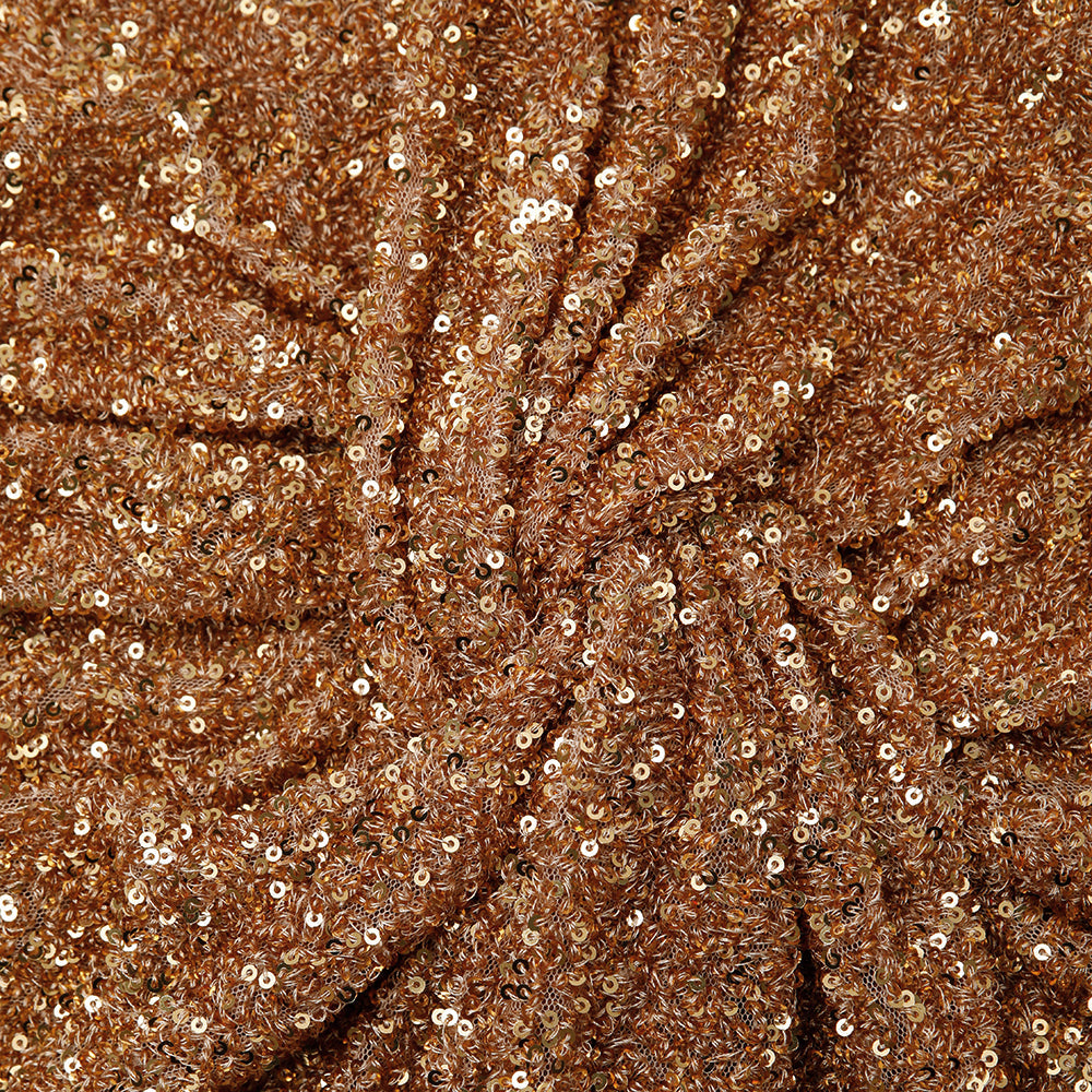 골드 스팽글 미니 스커트