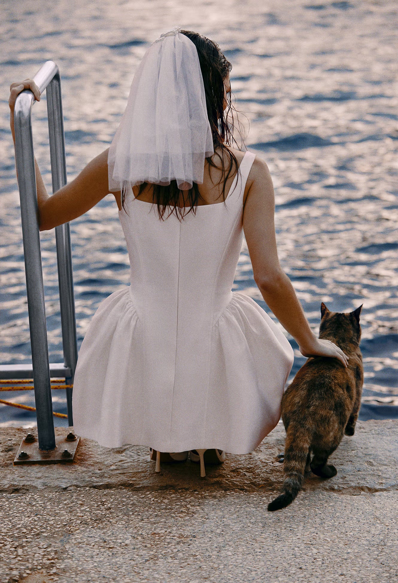 Embellished Bow Veil