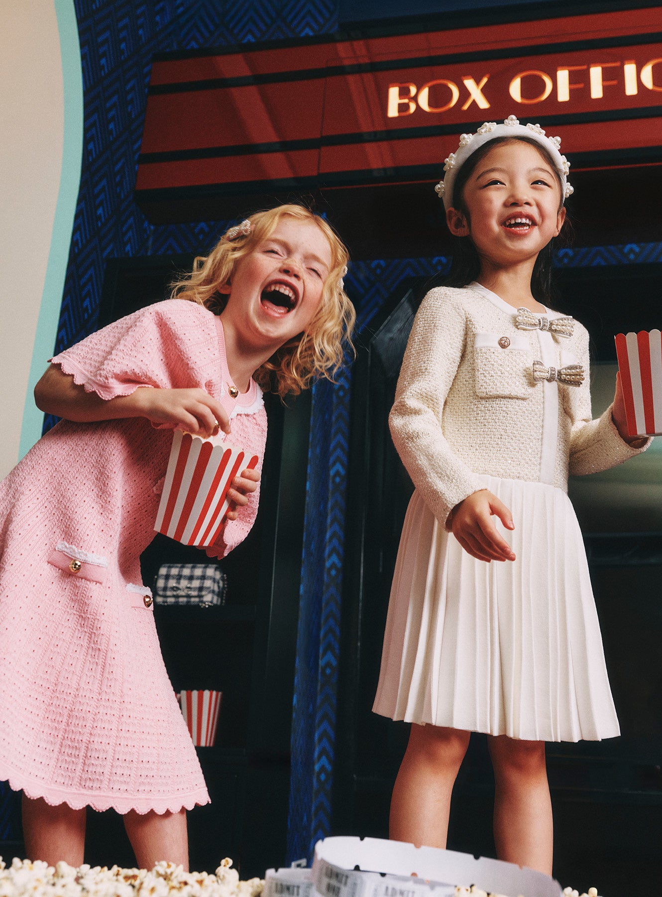 Pink Knitted Cape Dress