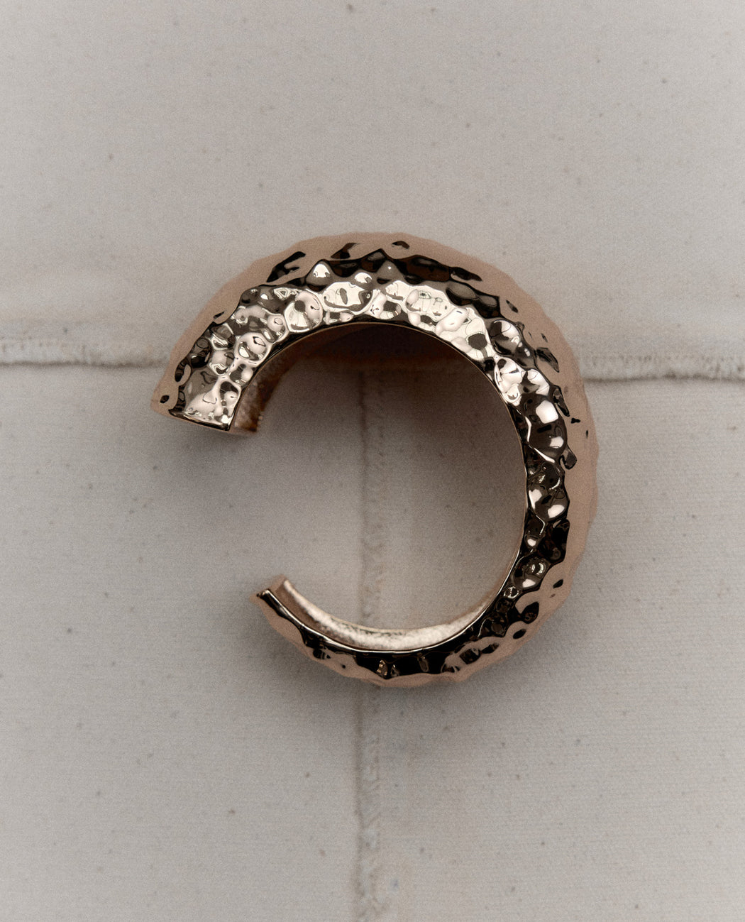 Hammered Gold Cuff