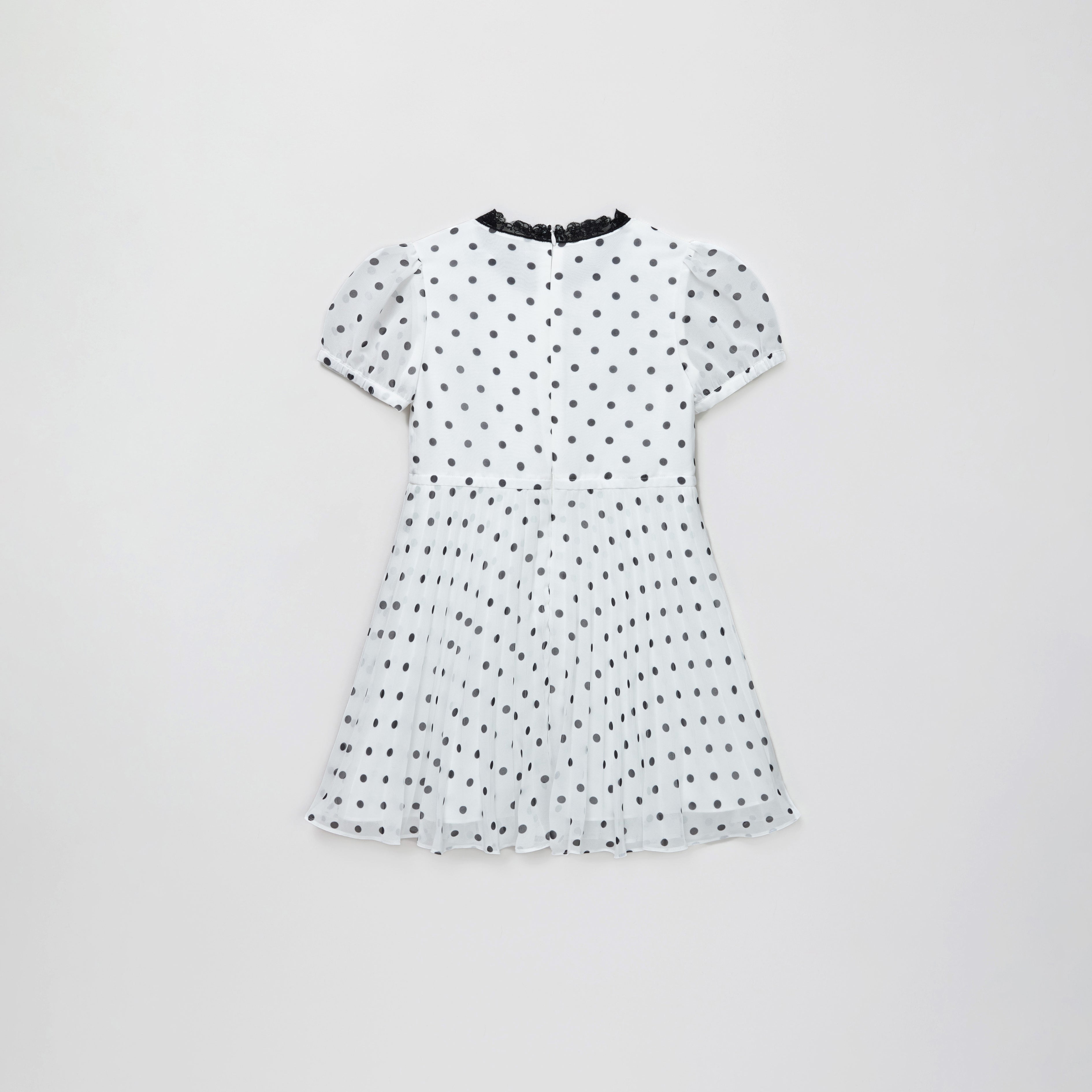 Chiffon Polka Dot Dress