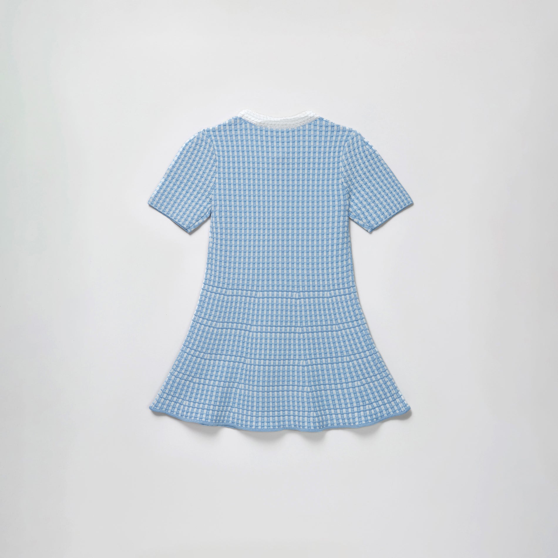 Blue Knit Dress