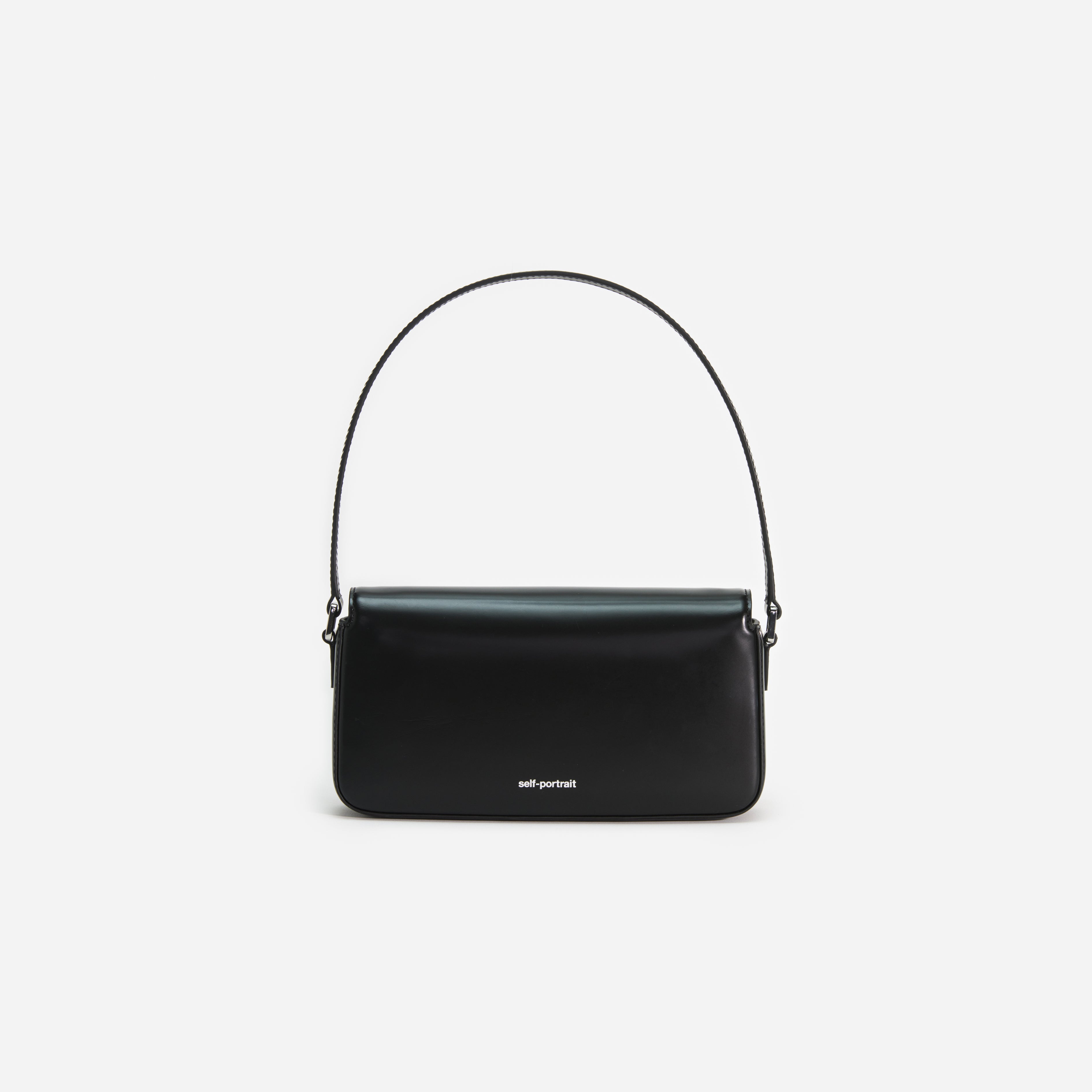 Black Leather Shoulder Bag