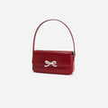 Burgundy Leather Shoulder Bag