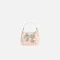 Cream Boucle Micro Bag