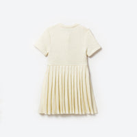 Cream Knit Mini Dress