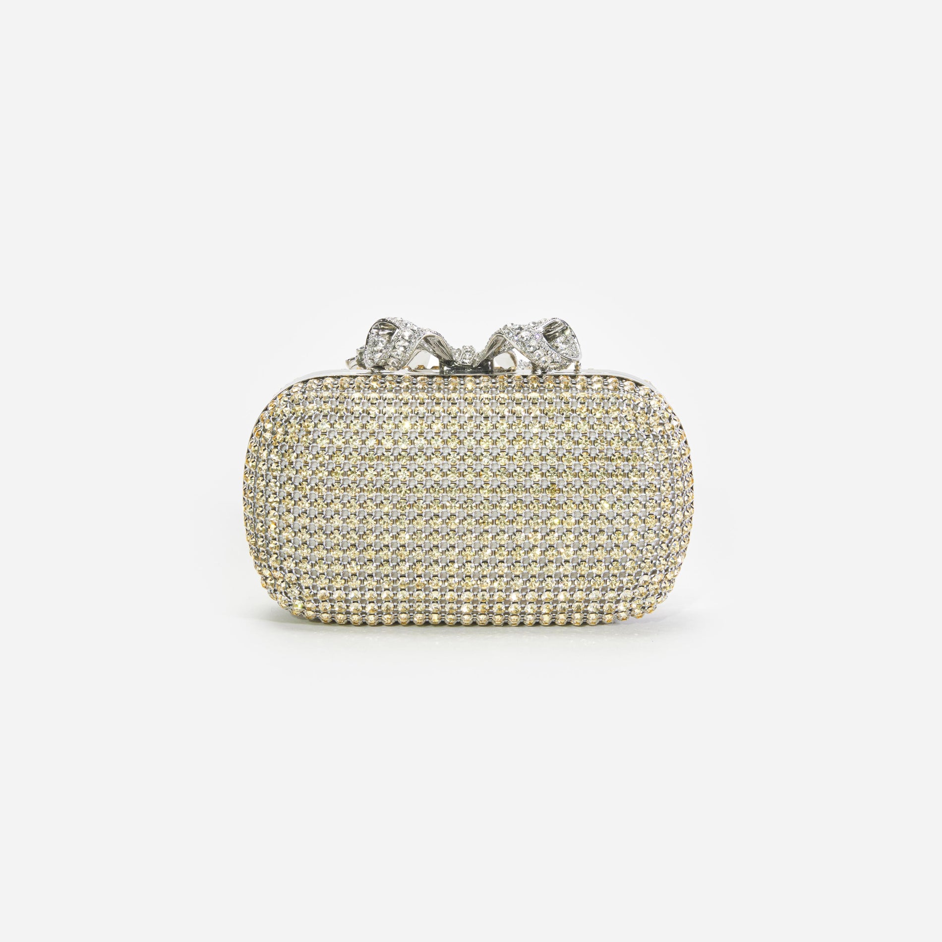 Champagne Chainmail Clutch Bag