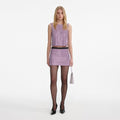 Lilac Chainmail Skirt