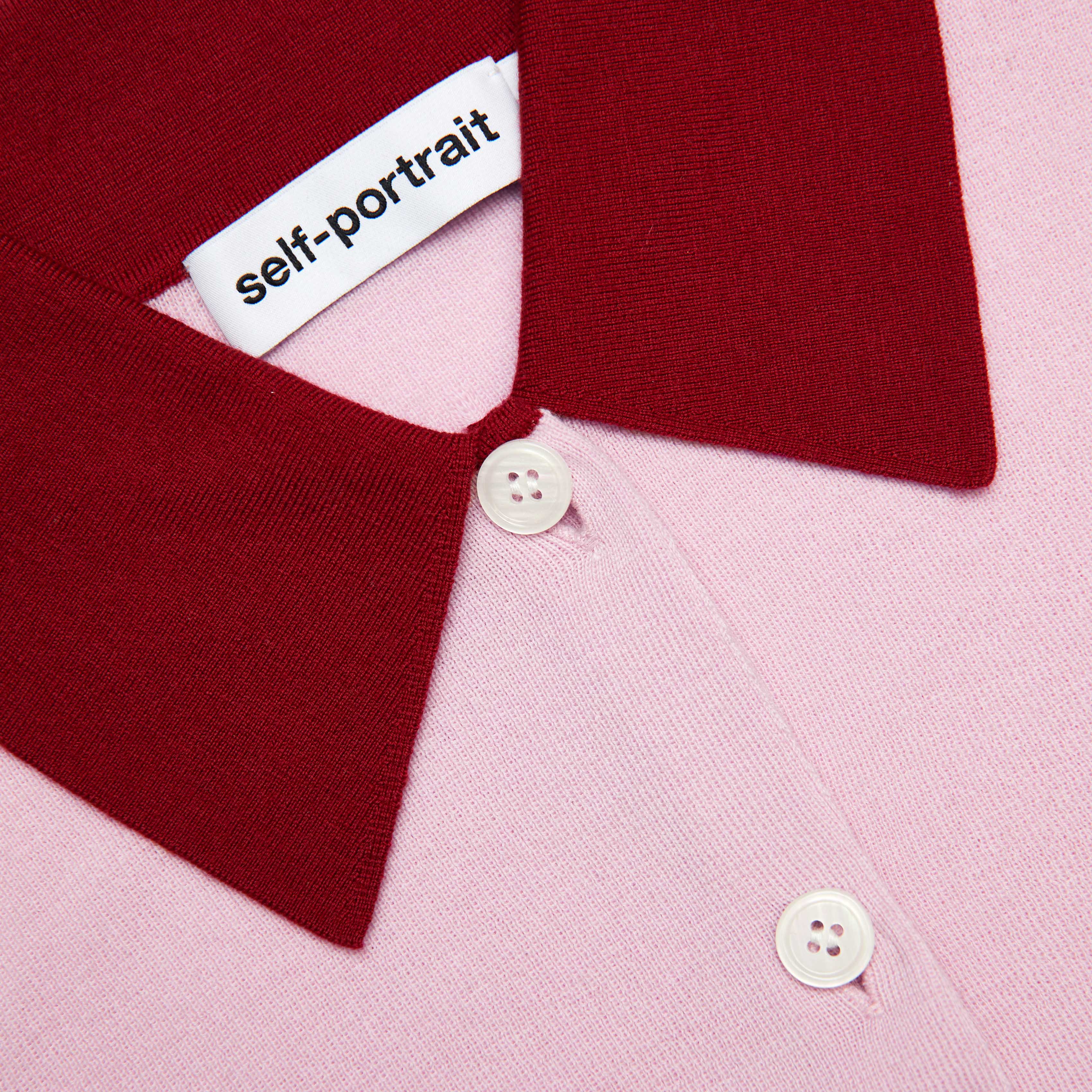 Pink Merino Wool Cardigan