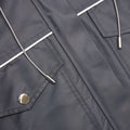 Dark Grey Nylon Windbreaker