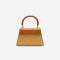Rattan Mini Bow Bag