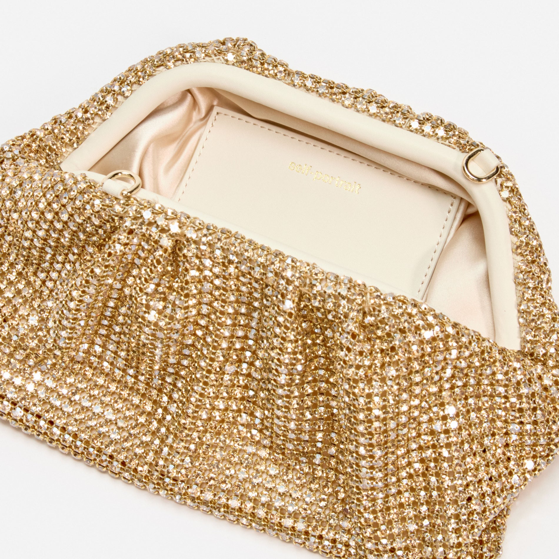 Gold Chainmail  Clutch Bag