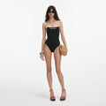 Black Logo Swimsuit