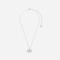 Micro Crystal Bow Necklace