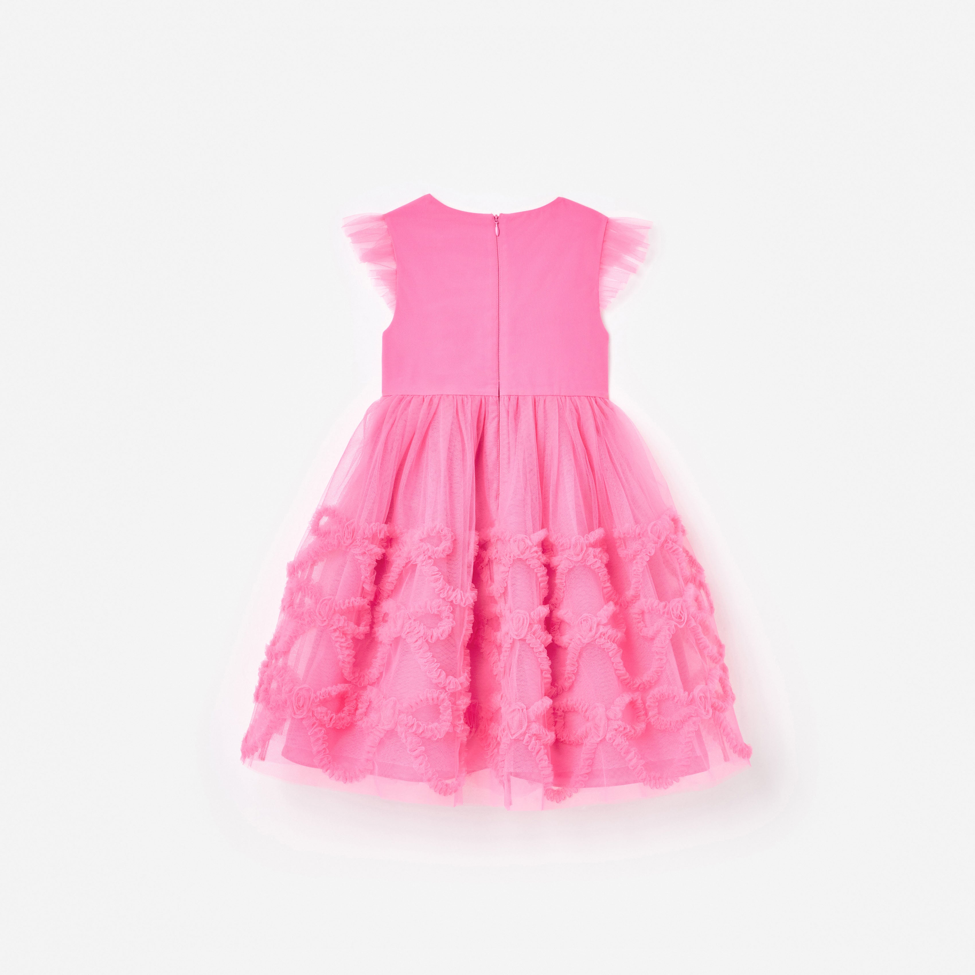 Pink Tulle Bow Dress