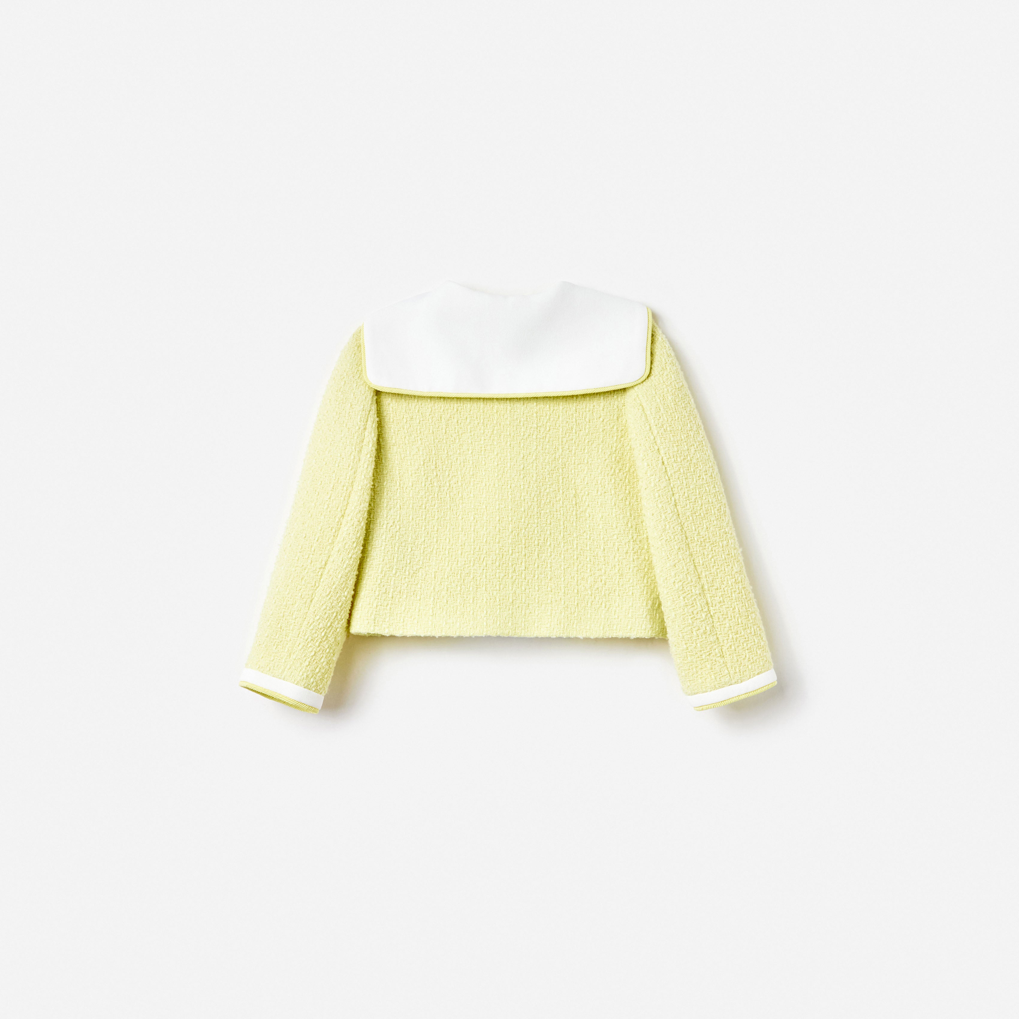 Yellow Boucle Jacket