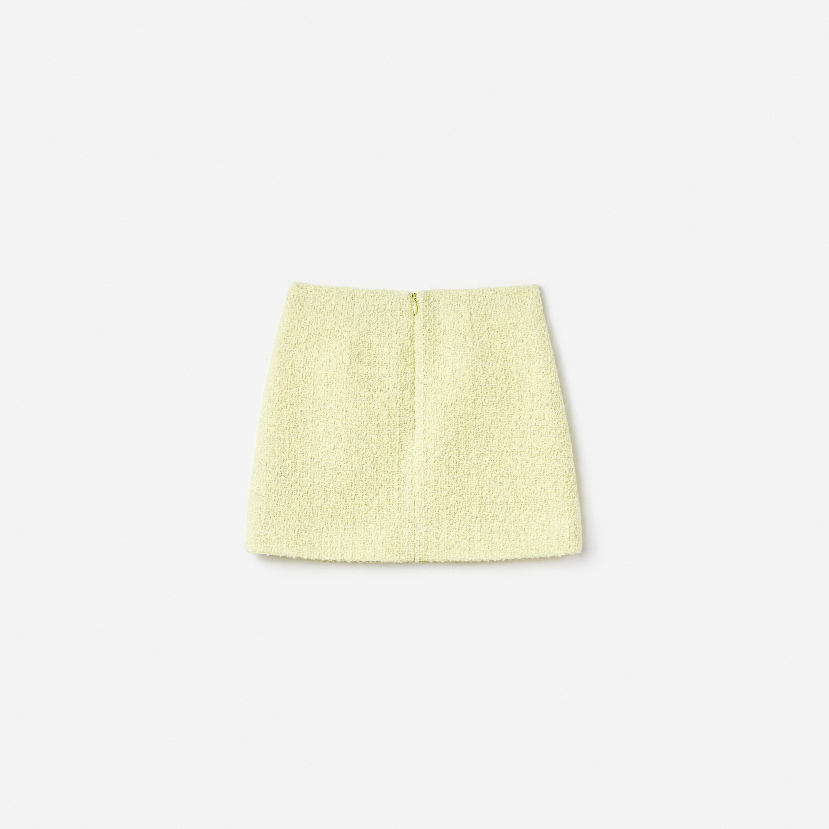 Yellow Boucle Skirt