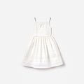 White Cotton Broderie Dress