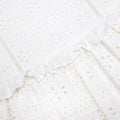 White Cotton Broderie Dress