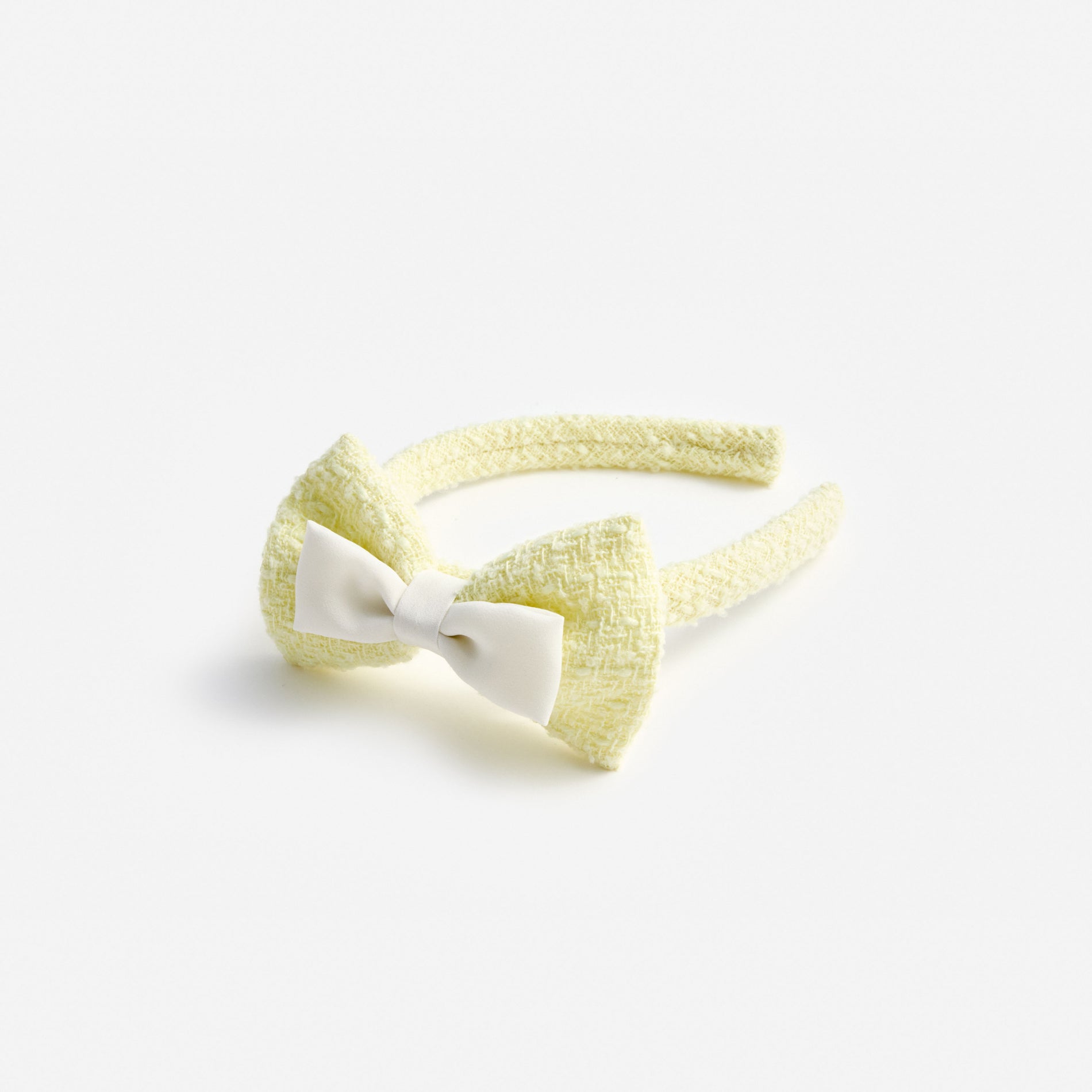 Yellow Boucle Bow Headband