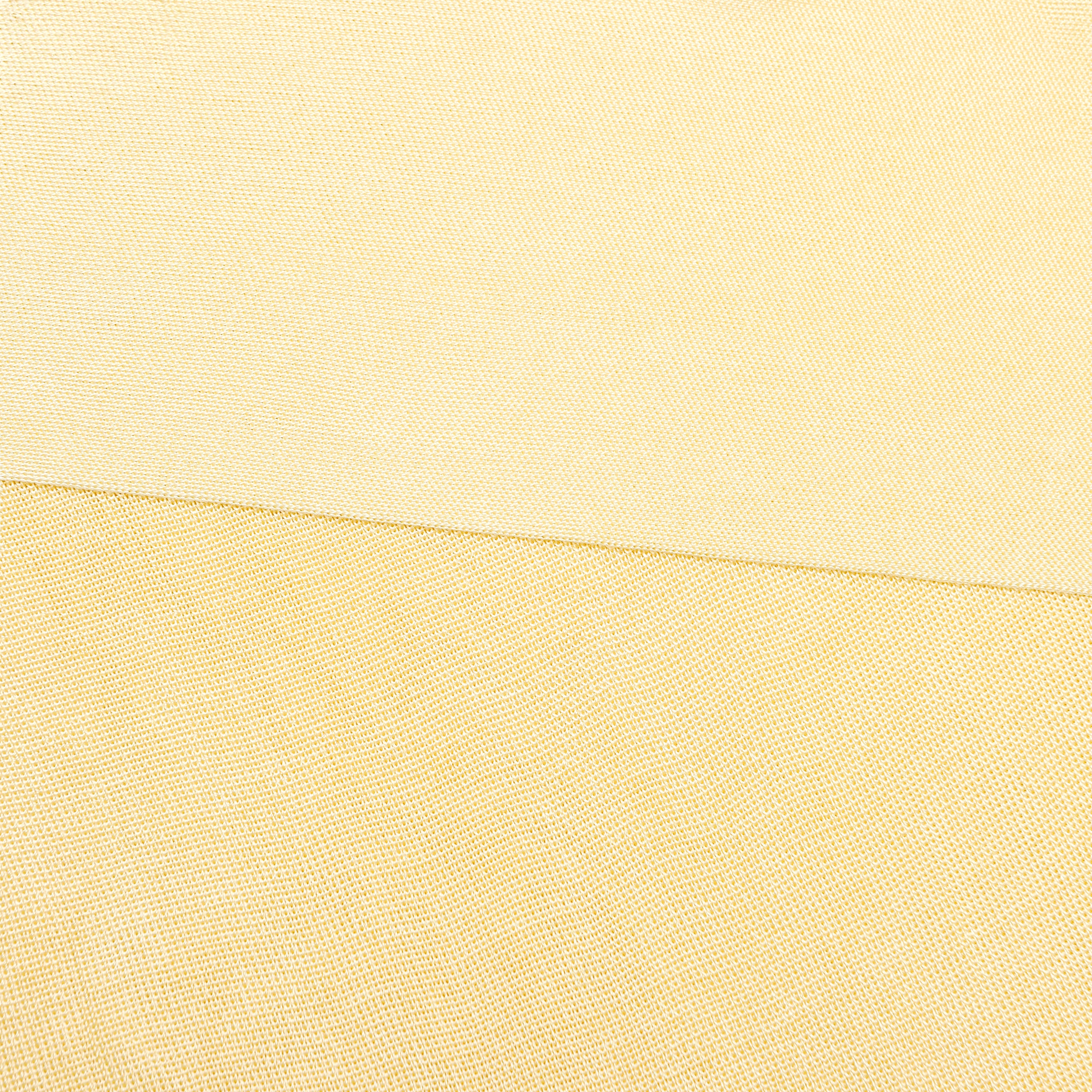 Yellow Viscose Knit Scarf Maxi Dress