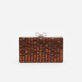 Brown Chainmail Clutch Bag