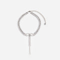 Double Crystal Bow Choker