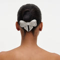 Crystal Embellished Bow Hairclip