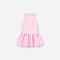 Pink Taffeta Sequin Embellished Dress