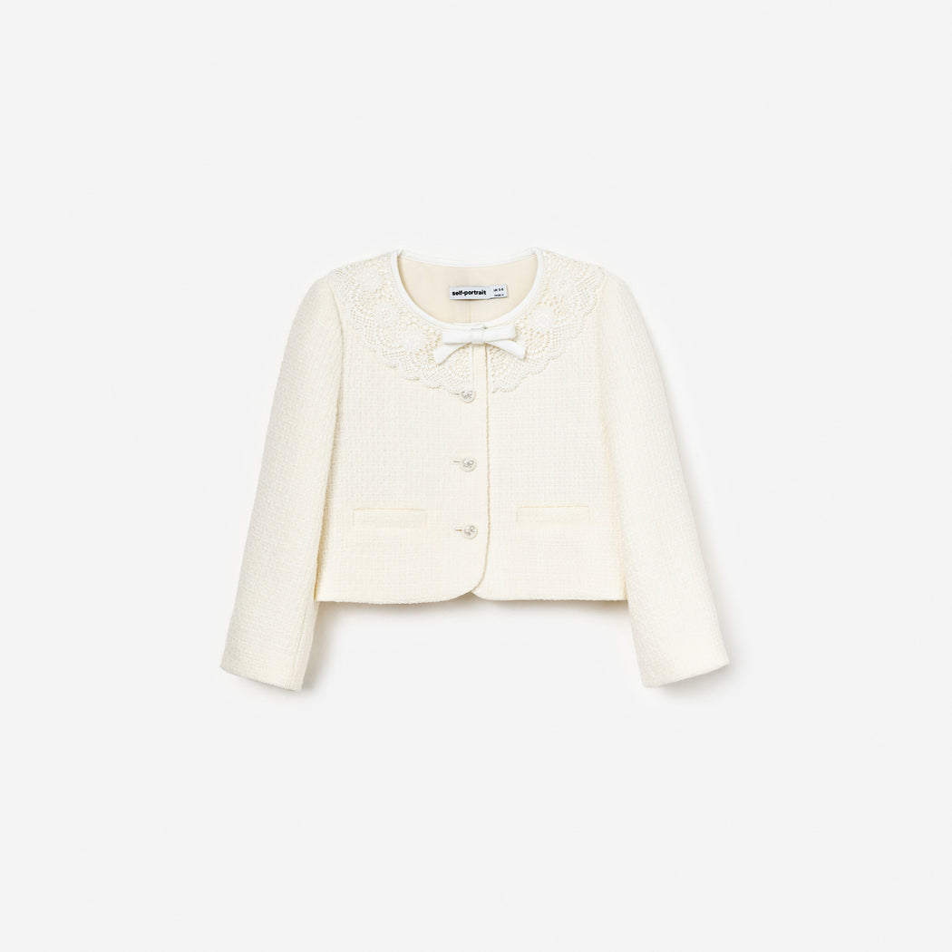 Cream Boucle Jacket