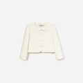 Cream Boucle Jacket