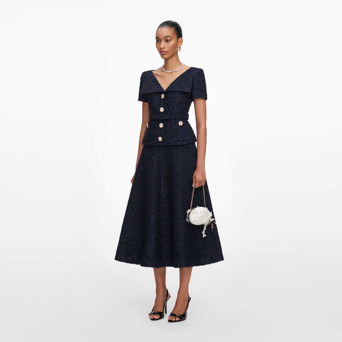 Boucle Dresses | Mini, Midi and Maxi Dresses – self-portrait