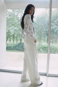 White Floral Lace Bodysuit