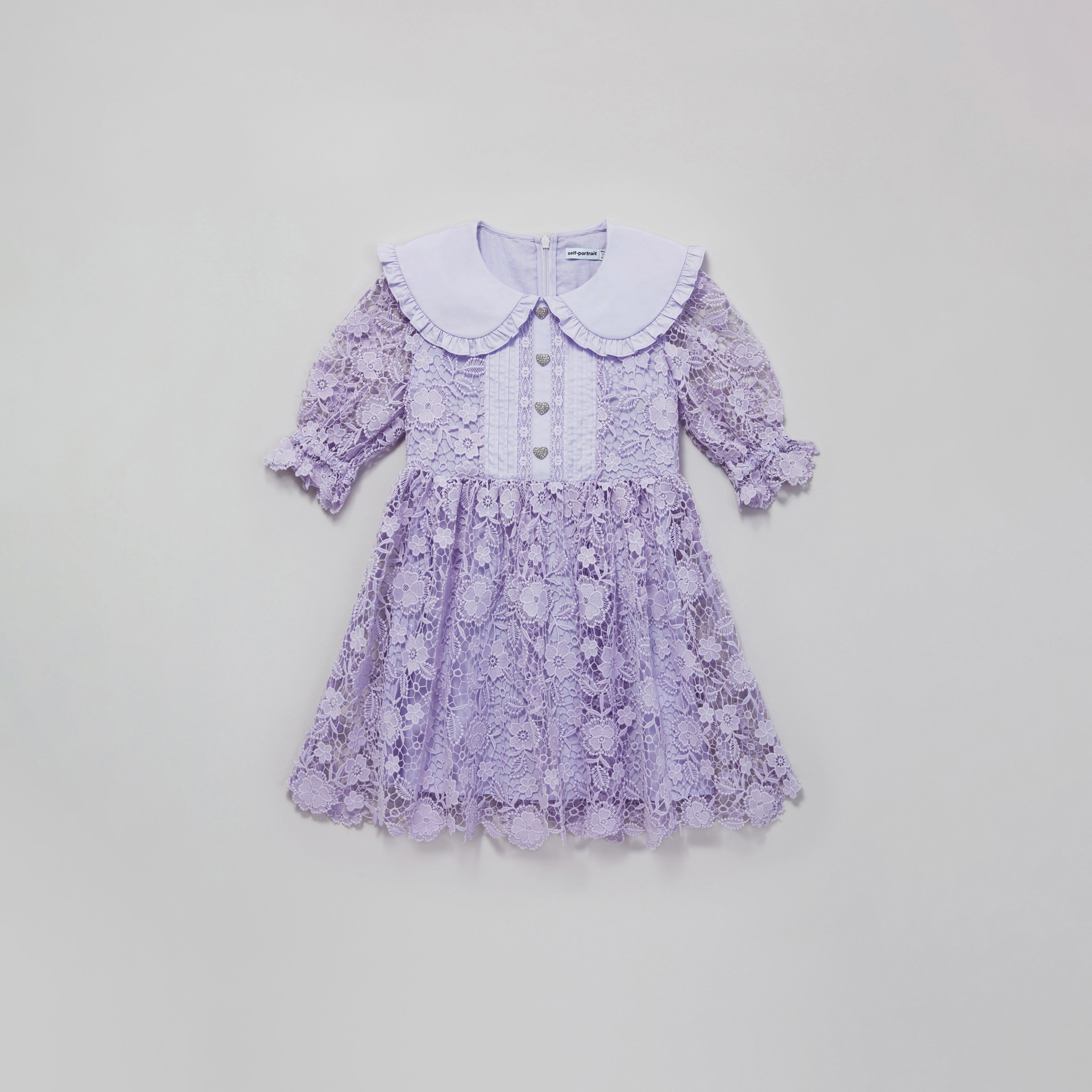 Lilac Lace Mini Dress