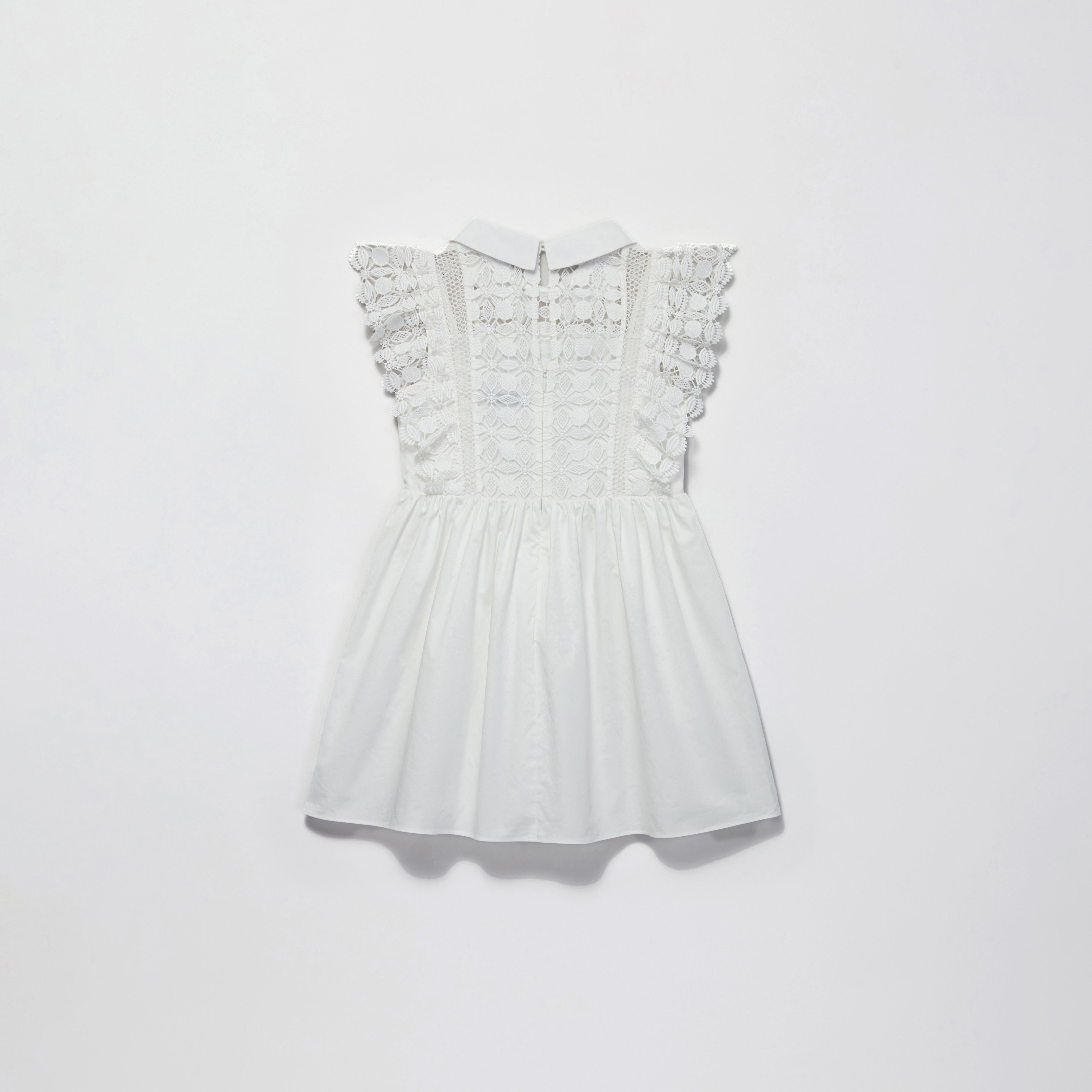 White Lace Mini Dress