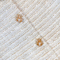 Gold Boucle Long Sleeve Mini Dress